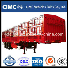 China Cimc 40 Tons 3 Axles Cargo Fence Trailer